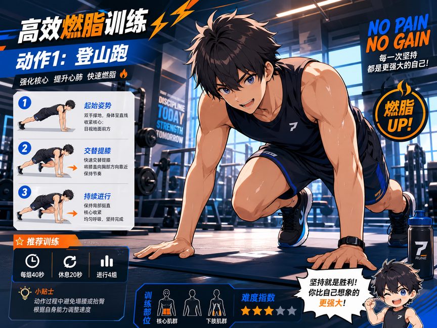 青柠视频生活动漫-健身动漫教程高效燃脂